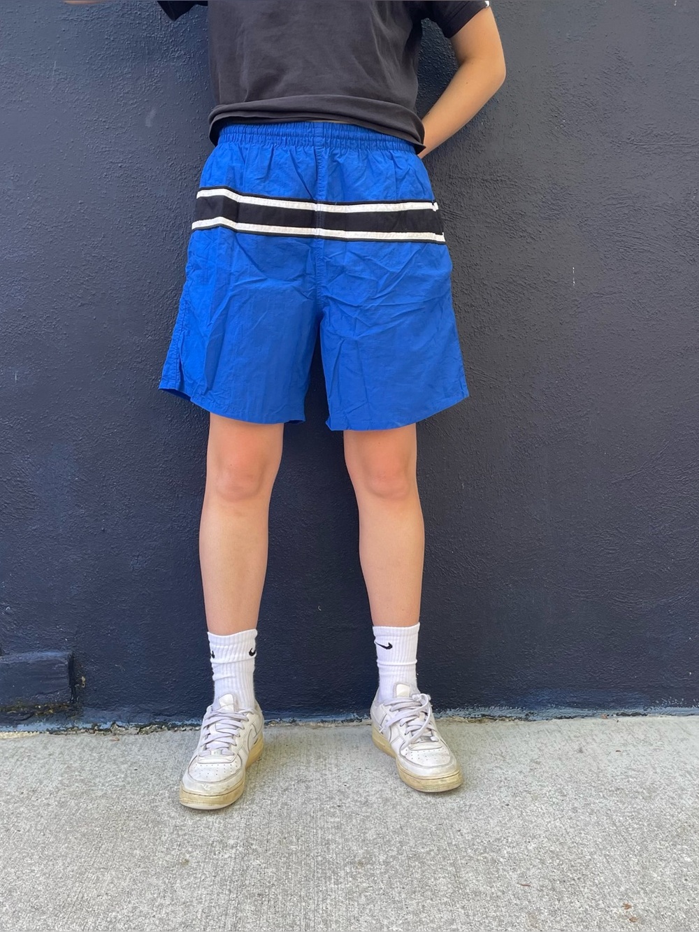 Vintage 90s Basic Editions striped shorts size medium